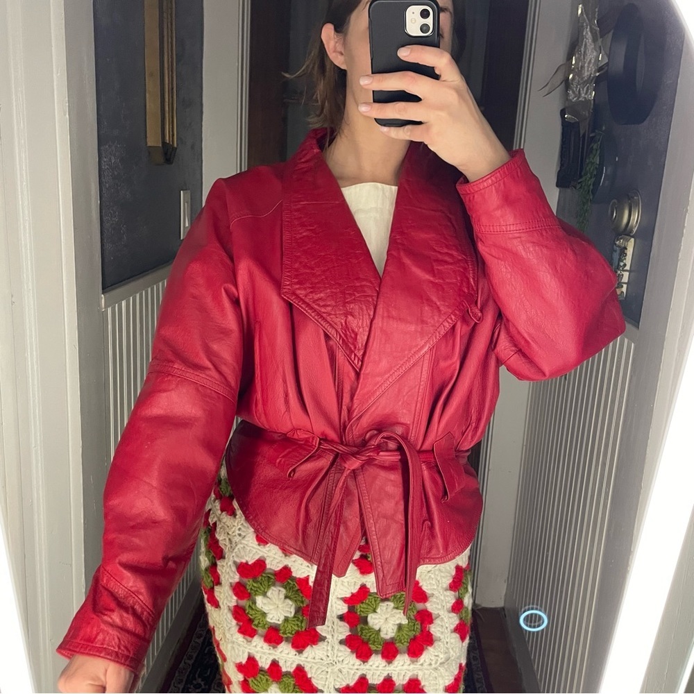 Vintage Leather Vera Pelle Jacket